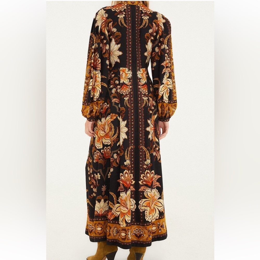 NWT Farm Rio Black Majestic Garden Maxi dress - Picture 3 of 6